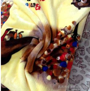 金泉纺织厂家生产高档加厚金貂绒毯子